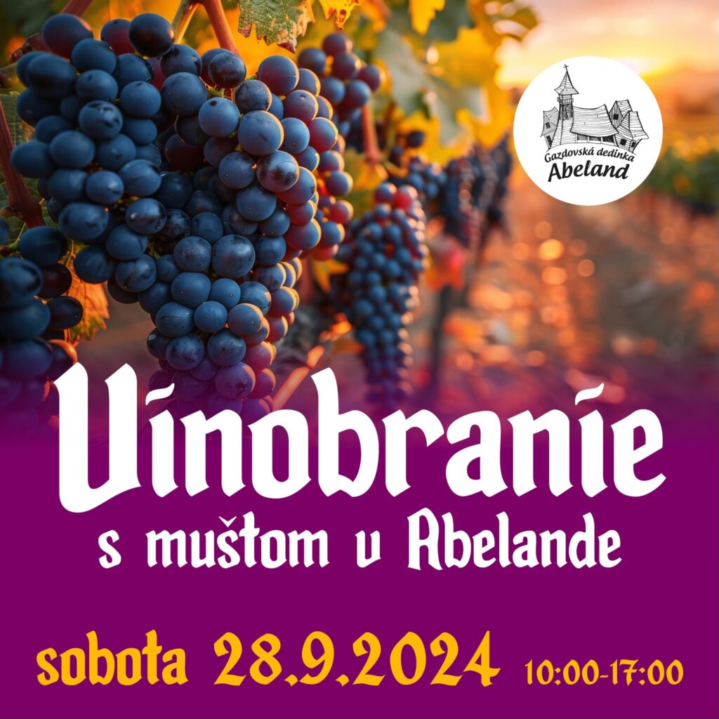 Vinobranie s muštom v Abelande: Zážitok pre celú rodinu