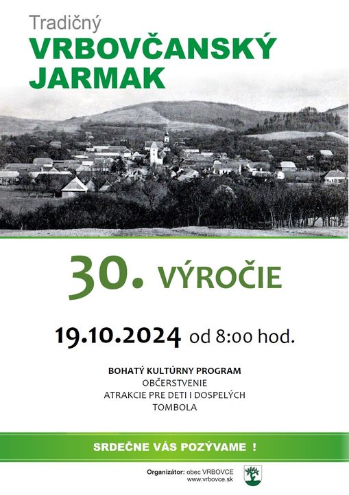 Tradičný Vrbovčanský jarmak