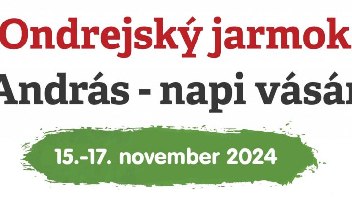 Ondrejský jarmok v Komárne Zdroj: Mesto Komárno