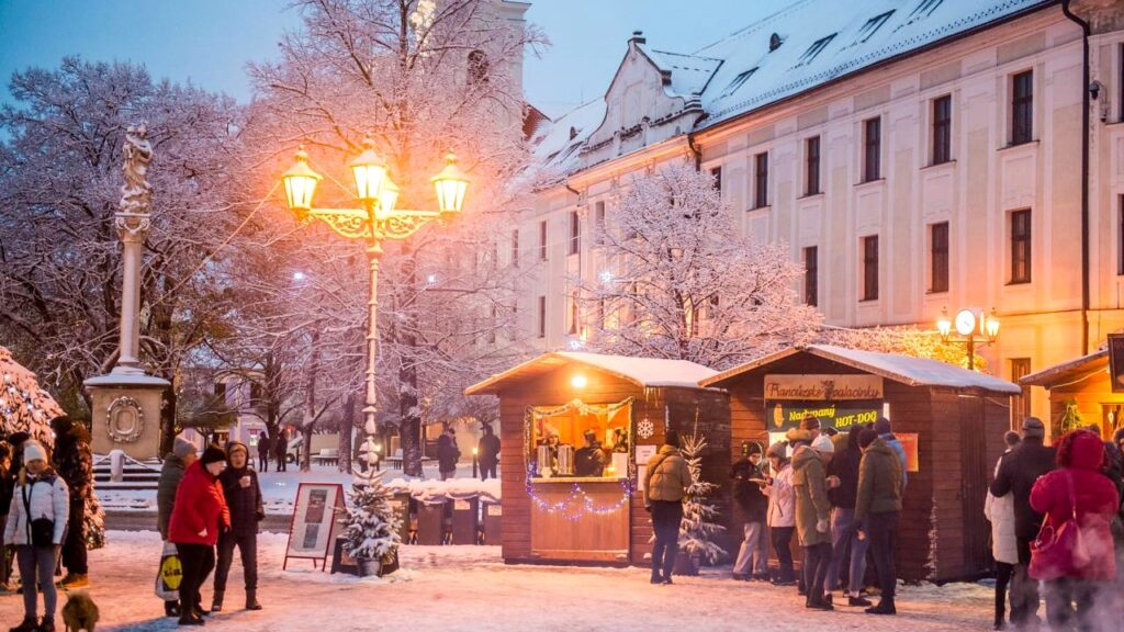 Vianočné trhy v Skalici Zdroj: Mesto Skalica/Beata Tokošová